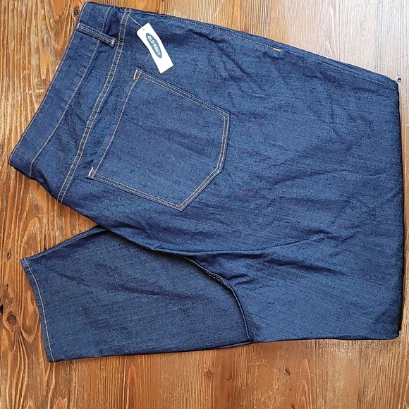 LONG Mid-Rise Dark-Wash Plus-Size Super Skinny Ankle Jeans NWT 28 long - Picture 4 of 11